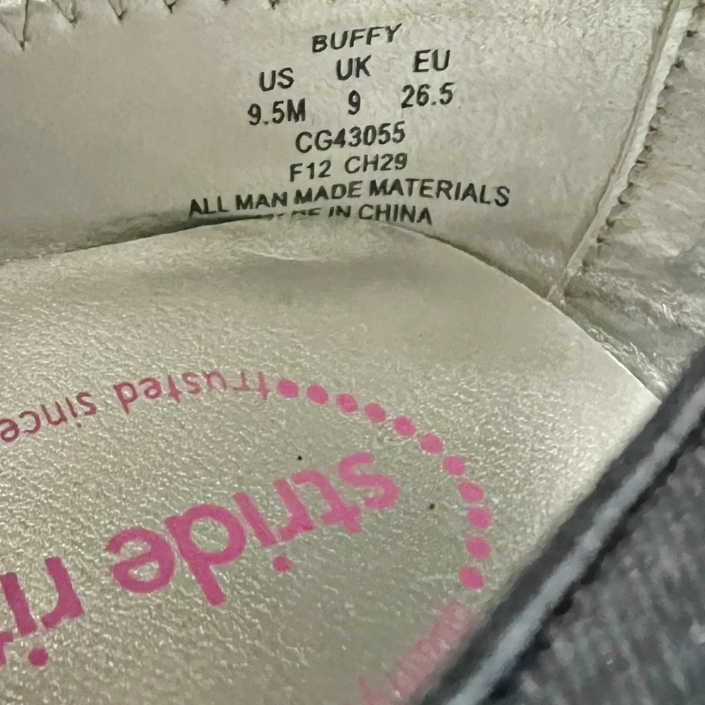 Stride Rite Girls' Pink Pom Ballet Flats Sz 9.5